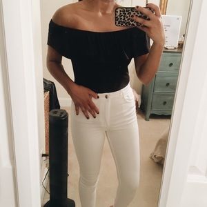 Abercrombie off the shoulder bodysuit